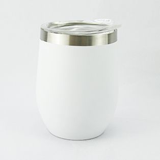 Double Wall Stainless Steel Mug 360ml- White