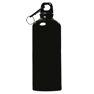 Aluminium Bottle 600ml- Black