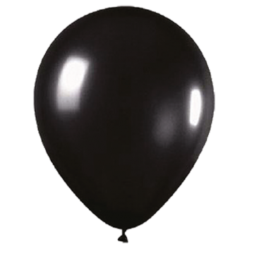 Balloon- Black Metalic