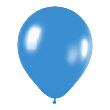 Balloon Dark Sky Blue Metalic