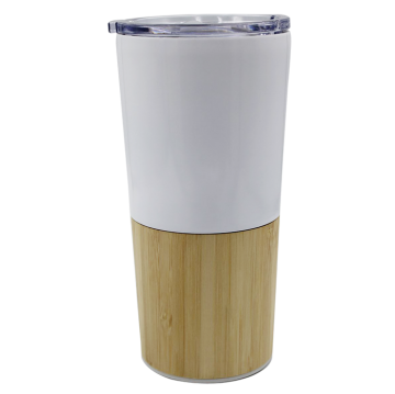 Bamboo Insulated Tumbler 500ml- White