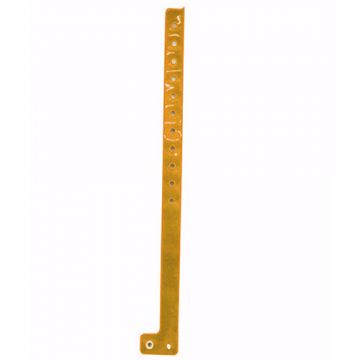 L Shape PVC Wristband- Gold