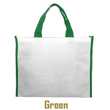 Nonwoven Horizontal Bag- Side Panel Green