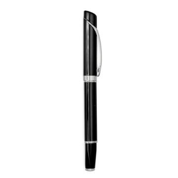 Metal Pen Model 1- Black with Silver Trim