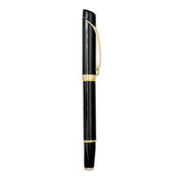 Metal Pen Model 1- Black with Gold Trim
