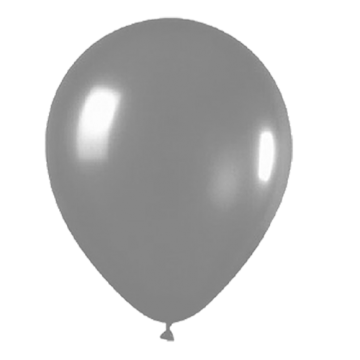 Balloon- Silver Metalic