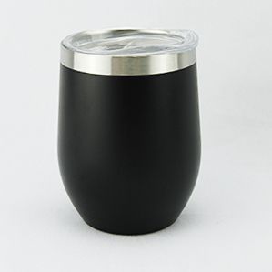 Double Wall Stainless Steel Mug 360ml- Black