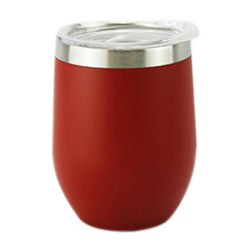 Double Wall Stainless Steel Mug 360ml- Red