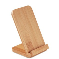 Bamboo Wireless Charger Mobile Stand