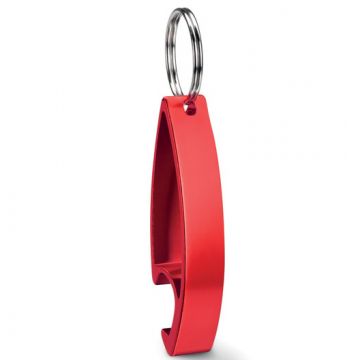 Key Ring Bottle Opener- Red