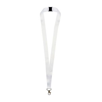 Lanyard 20mm 2 in 1 Sublimation- White