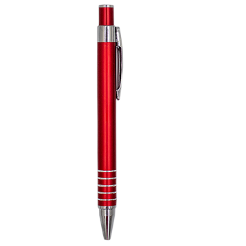 Metal Pen Model 4- Red