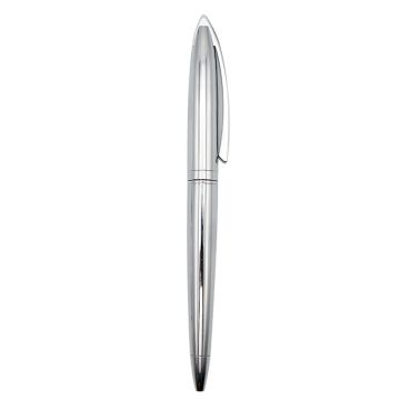 Metal Pen Model 6- Silver-White