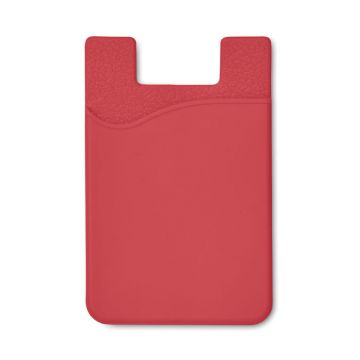 Silicon Card Holder- Red