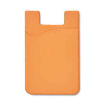 Silicon Card Holder- Orange