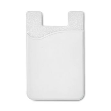 Silicon Card Holder- White