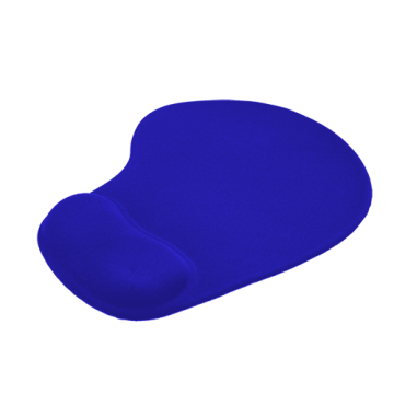 Mouse Pad with Silicon Hand Rest- Blue