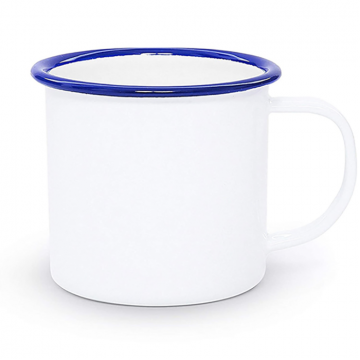 Mug Sublimation Rim Color- Blue