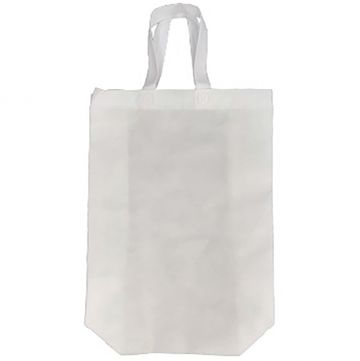 Nonwoven Ultra Sonic Vertical Bag - Full White