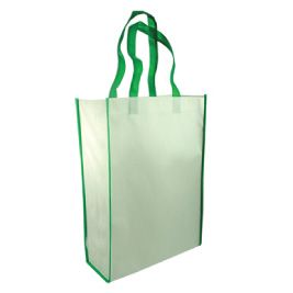 Nonwoven Vertical Bag- Side Panel Green