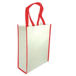 Nonwoven Vertical Bag- Side Panel Red