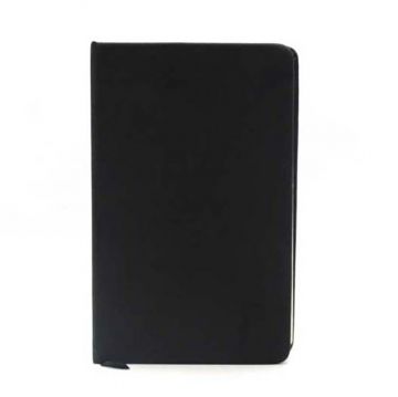 Notebook A6 PU without pen holder- Black