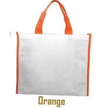 Nonwoven Horizontal Bag- Side Panel Orange