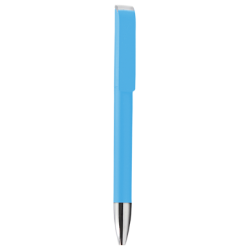 Plastic Pen Model 1 Full color- Light Blue