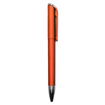 Plastic Pen Model 1 Full color- Orange