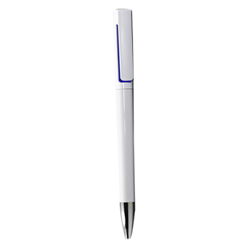 Plastic Pen Model 3- Blue-Blue
