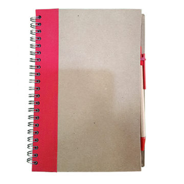 Recycle Notebook- Red