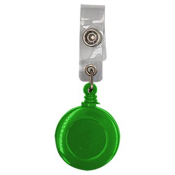 Reel Badge Plastic Small Dia- Green
