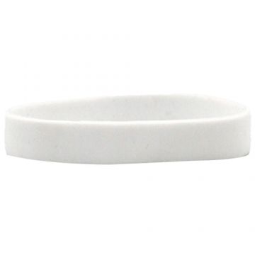 Silicon Wrist Band- White