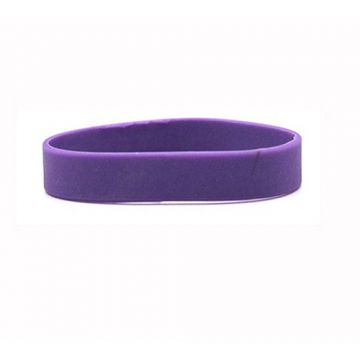 Silicon Wrist Band- Purple