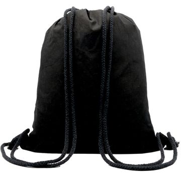 STRING BAG WITH ROPE-BLACK