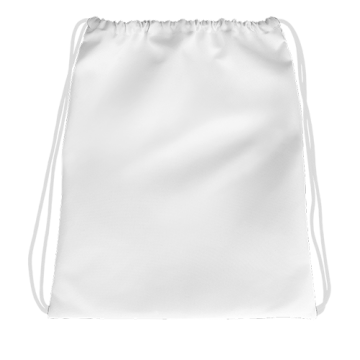Draw String Bag- White