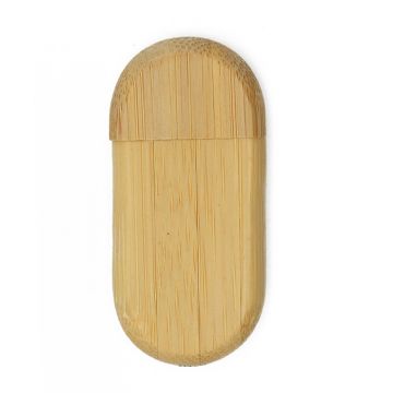 Wooden USB without Ring 16GB- Natural
